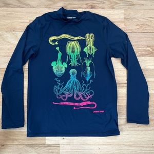 Lands’ End long sleeve swim rash / sun guard. Youth L.